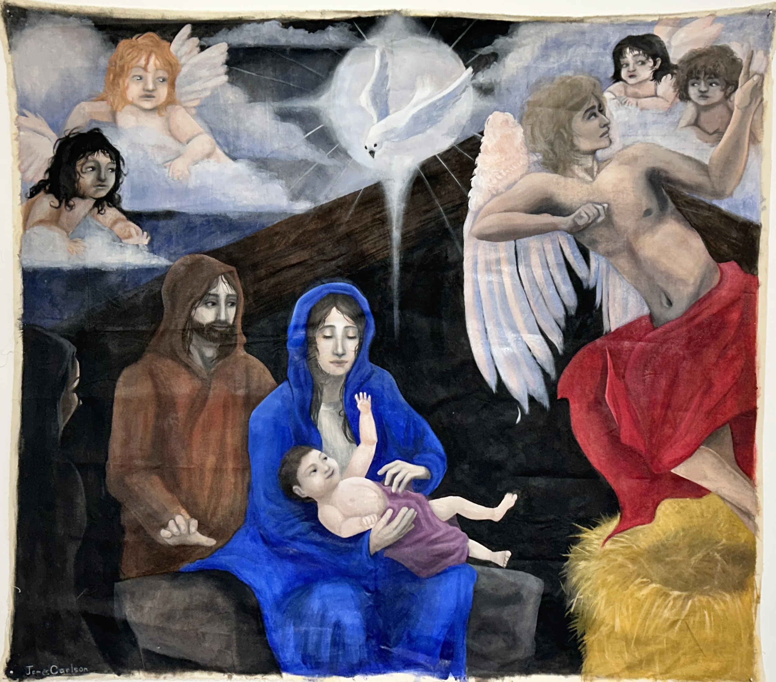 "Nativity"
Oil on canvas
Spring 2023