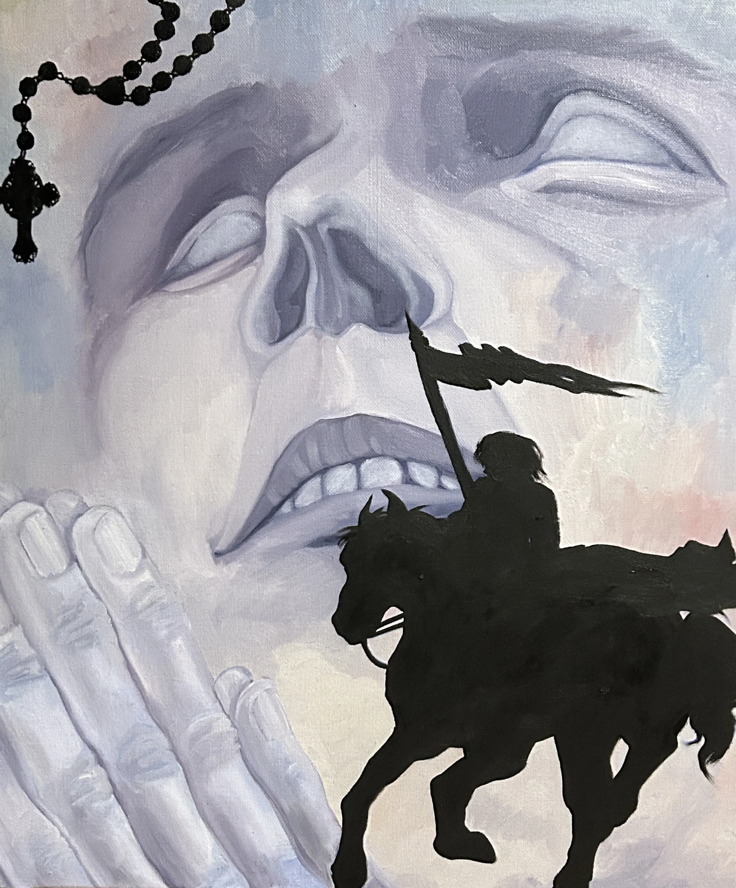 "Patron Saint"
Oil on canvas
November 2025