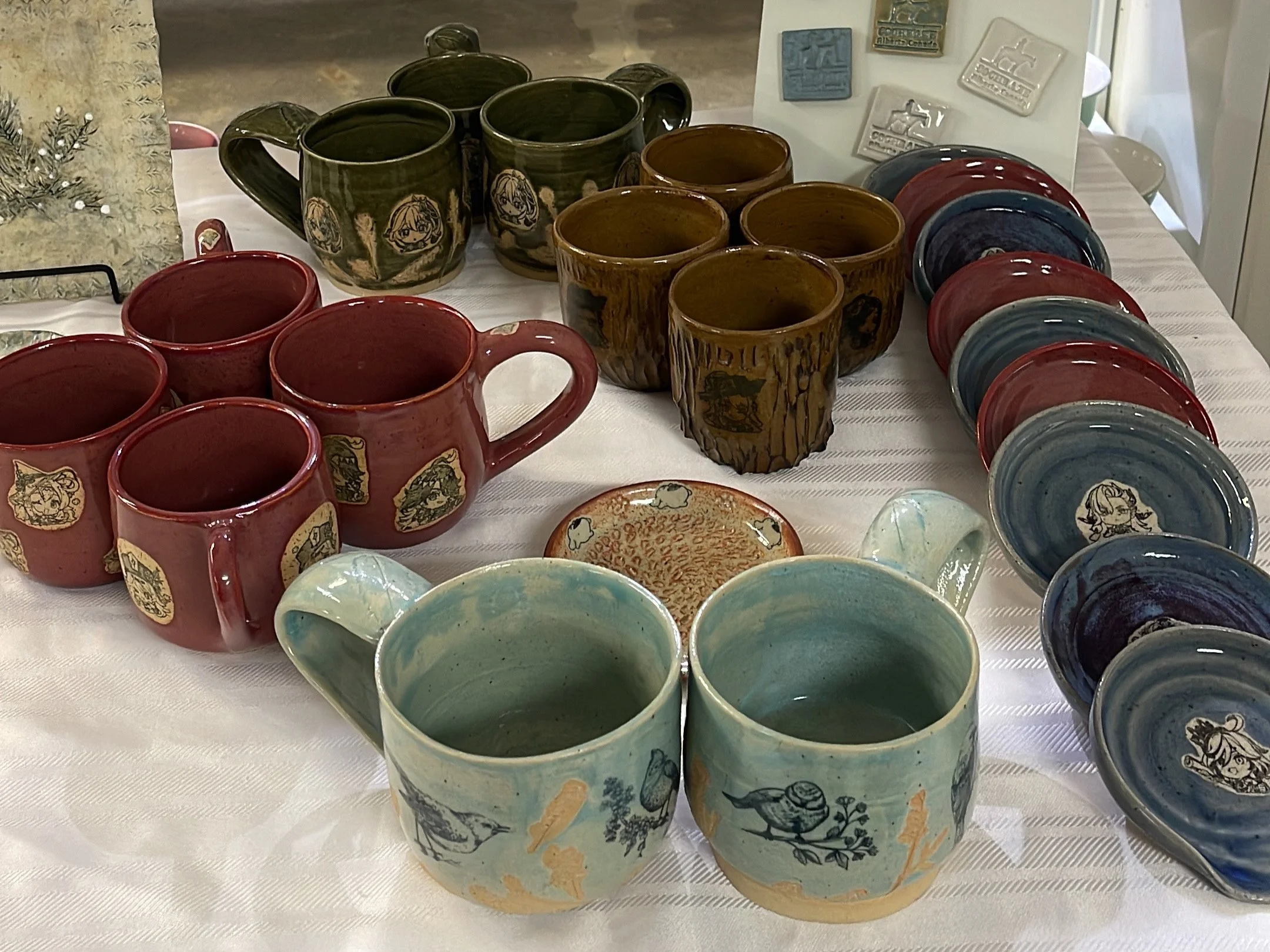 Picture taken from the nov 2025 saffron pottery studio christmas sale. 