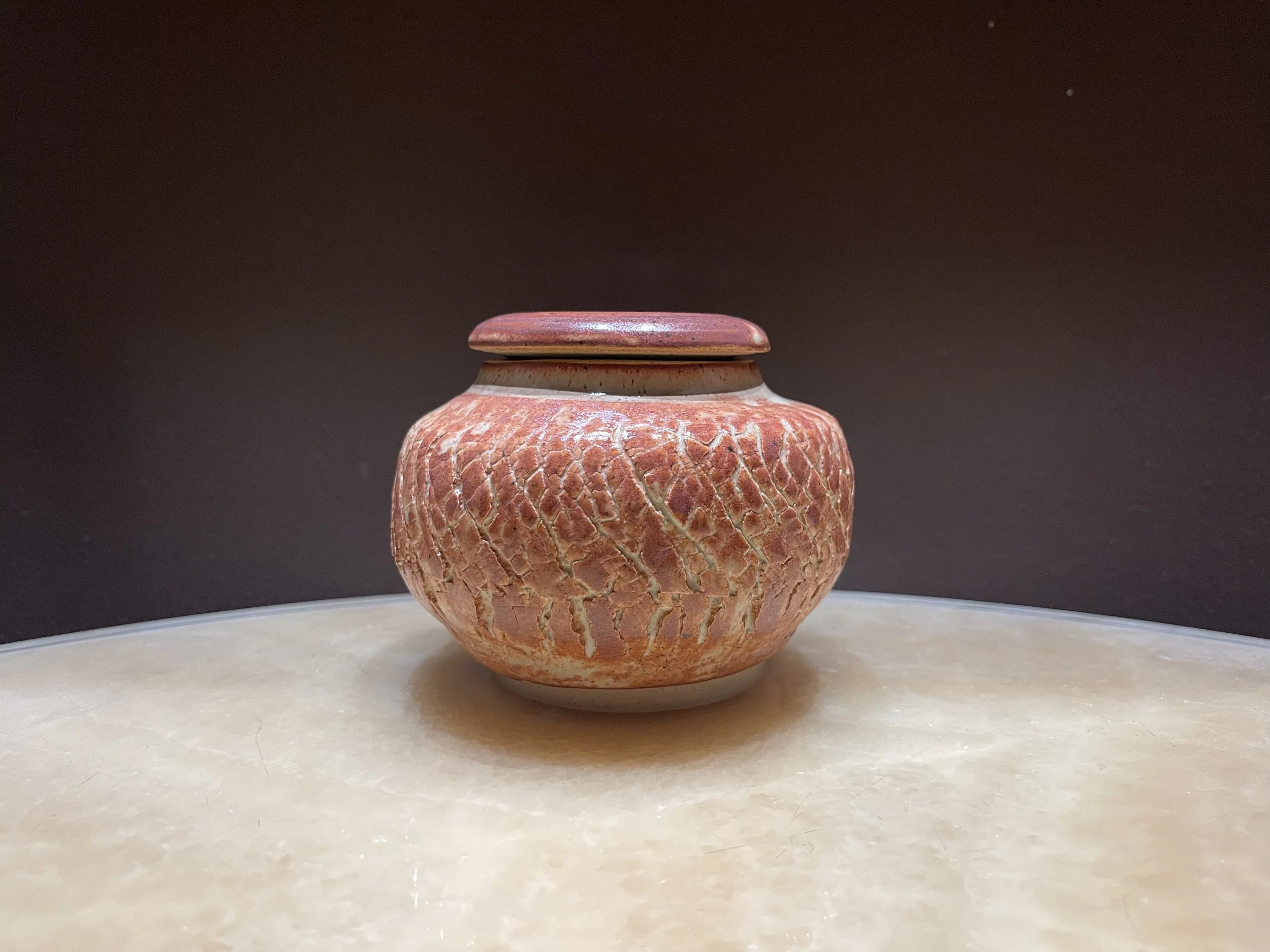 Crackled Jar