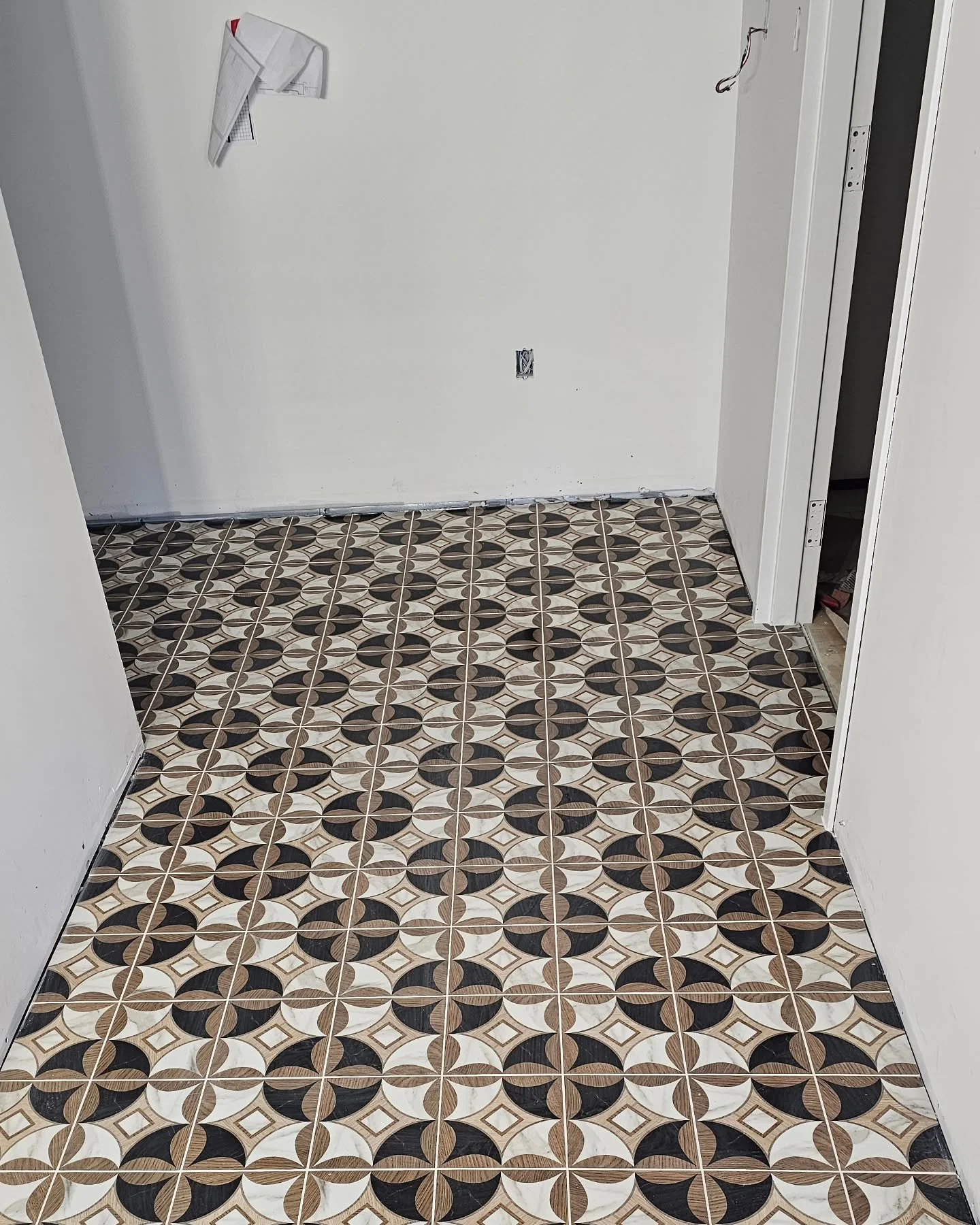 Encaustic style main entrance ALTL Construction 🚧