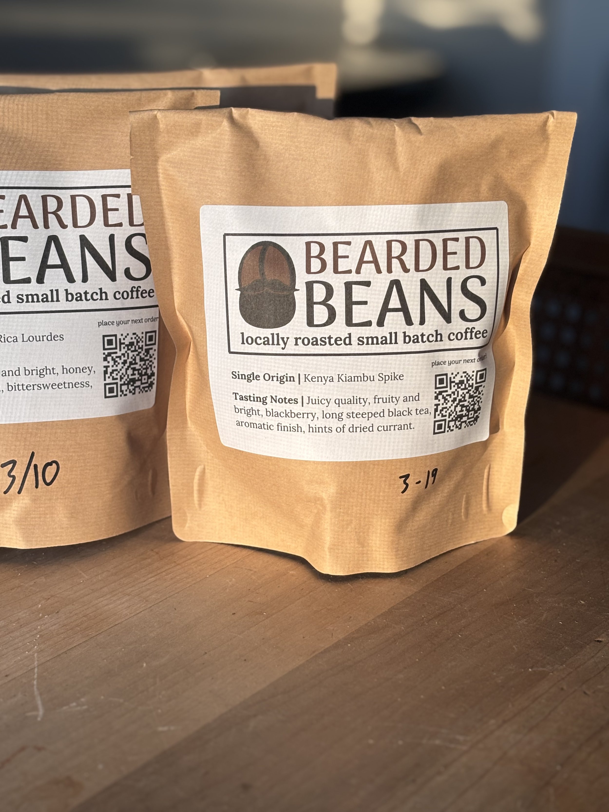 Coffee subscription. $50 for 4 bags a month.