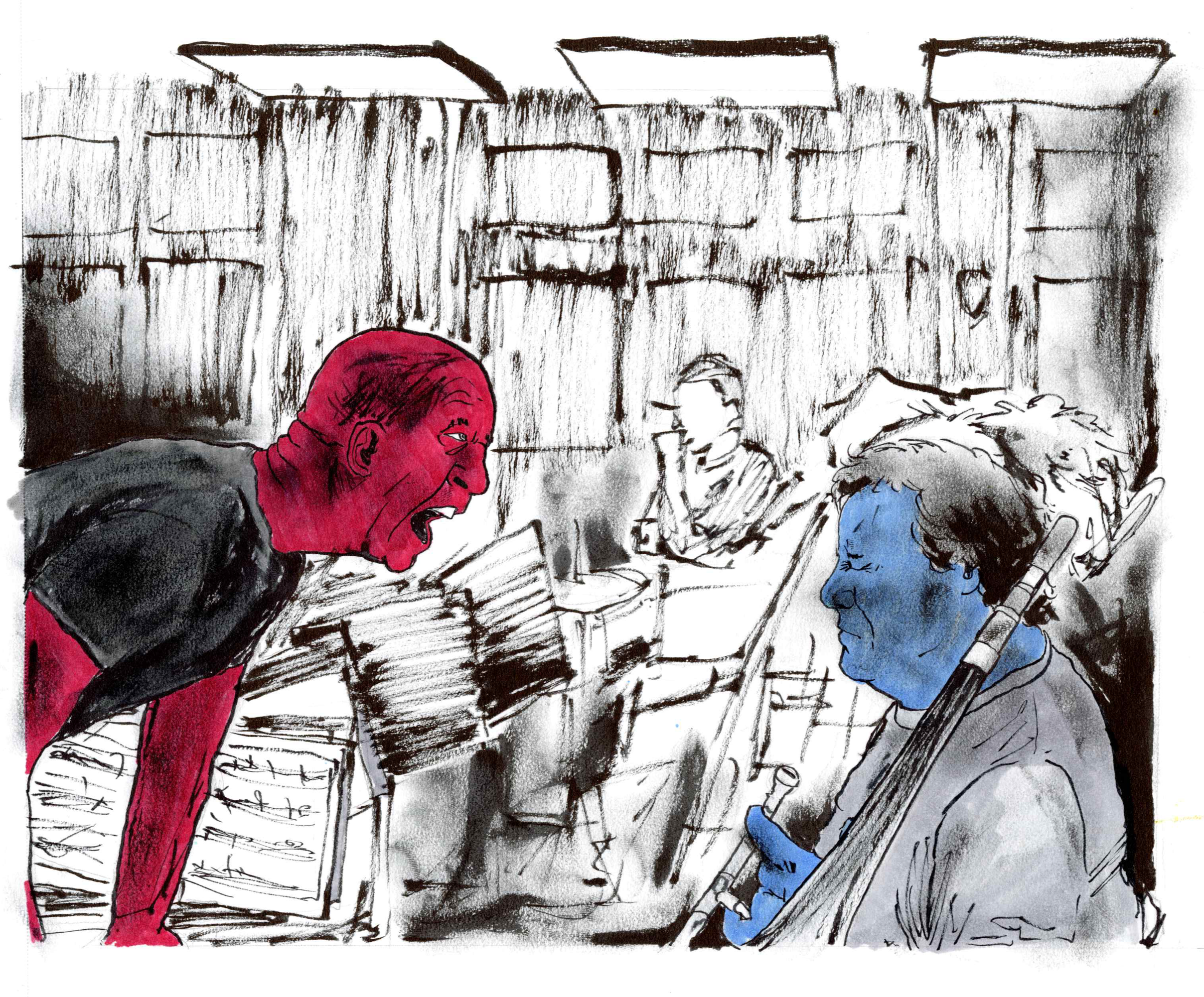 Fan Art (Whiplash) 6" x 8"