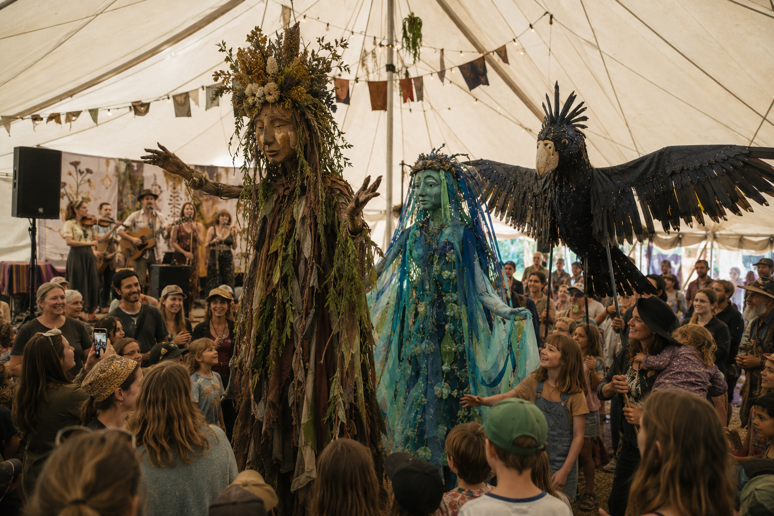 Large-scale Puppet Making