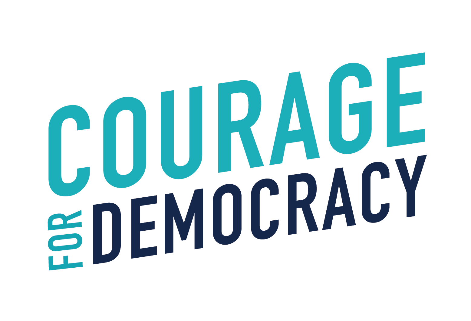 Courage for Democracy logo