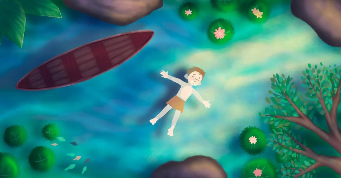 🩵🌿🌊 #illustrator #childrensbookillustration