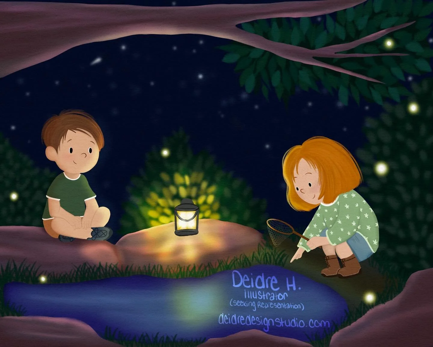 Happy #kidlitartpostcardday !

Found inspiration for this one in my childhood photo box.  I wonder what we were so interested in, in the water?

#childrensbook #childrensbookillustrator #childrensillustration #kidslit childrensbookillustration