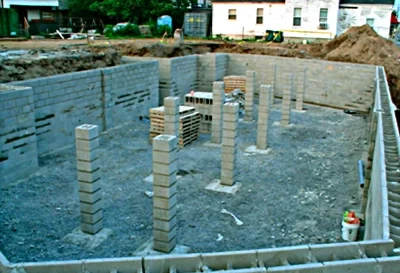 Building of the foundation.
