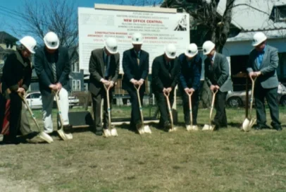 Ground breaking of the new ESWA Office Central building project.
