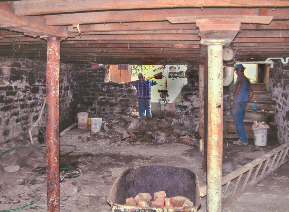 Major professional upgrades and repairs were made throughout the building.