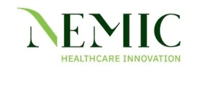 NEMIC Healthcare Innovation logo with green and black text