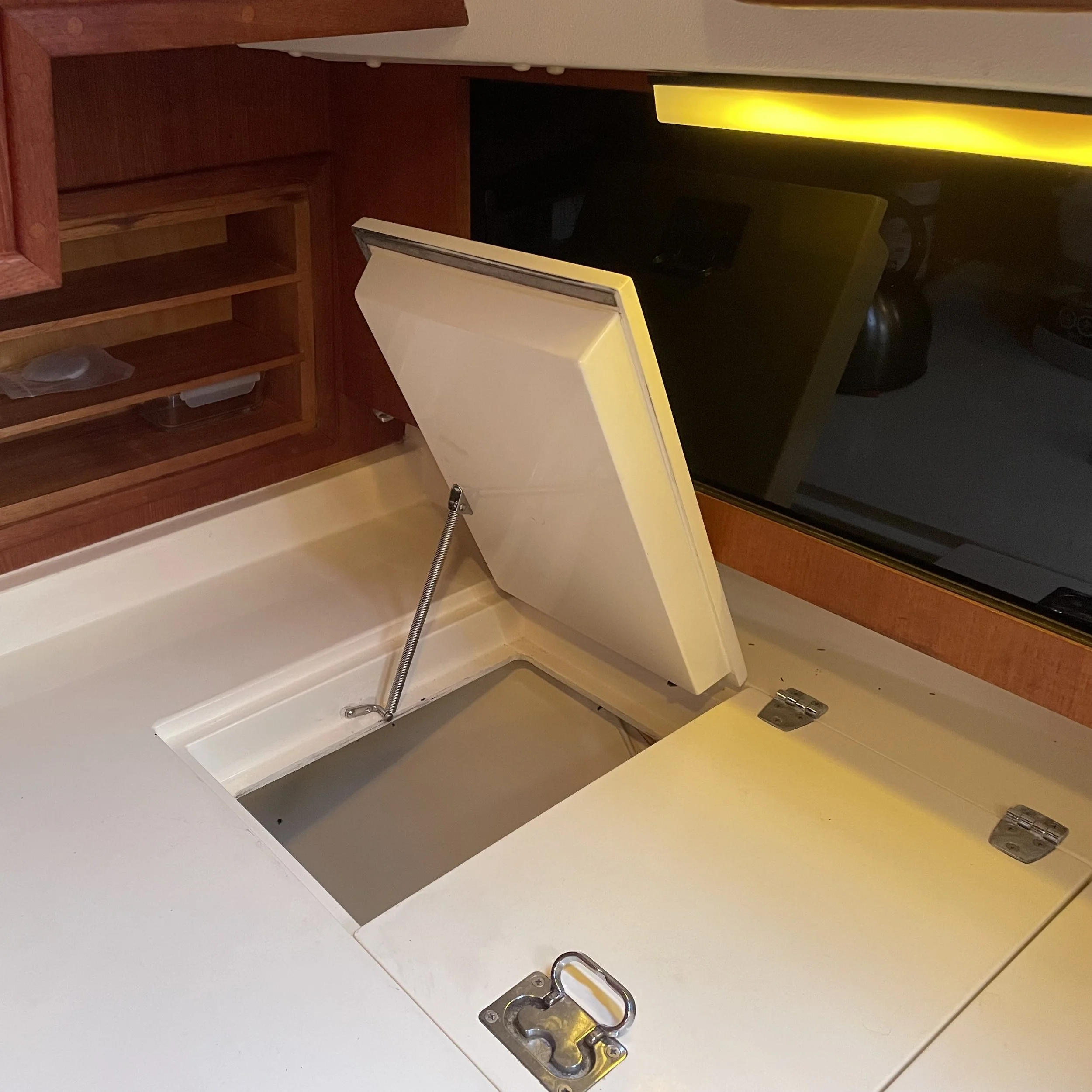 Generous refrigerator is also very economical with power.