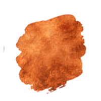 Kintsugi finishing option -- copper powder.