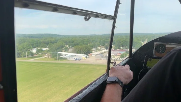 Love this ole bird. Father&rsquo;s Day fly in at @beachcity_2d7. Complete with a formation landing with my buddy. #fathersdayflyin #beachcityairport