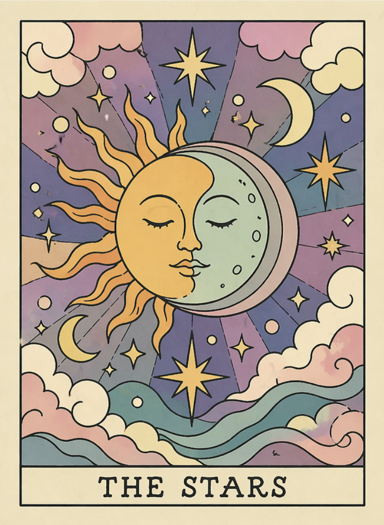 The Stars Zodiac Card
