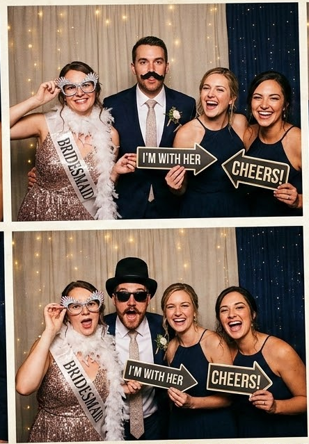 Wedding Party Photo Booth Rental in Burkburnett