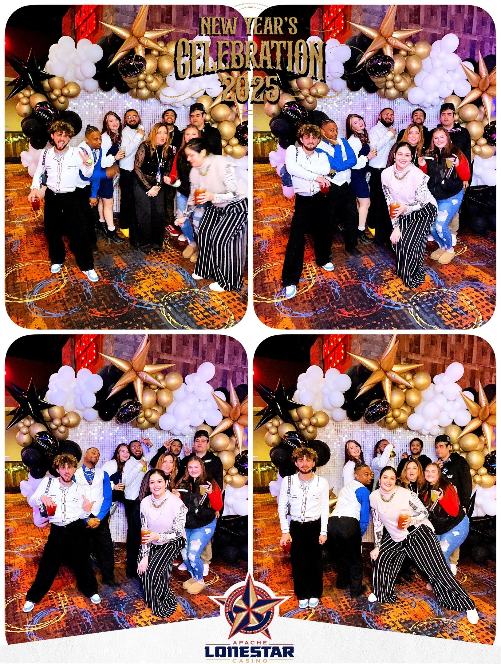 New Years Eve Photo Booth Rental for Apache Lonestar Casino