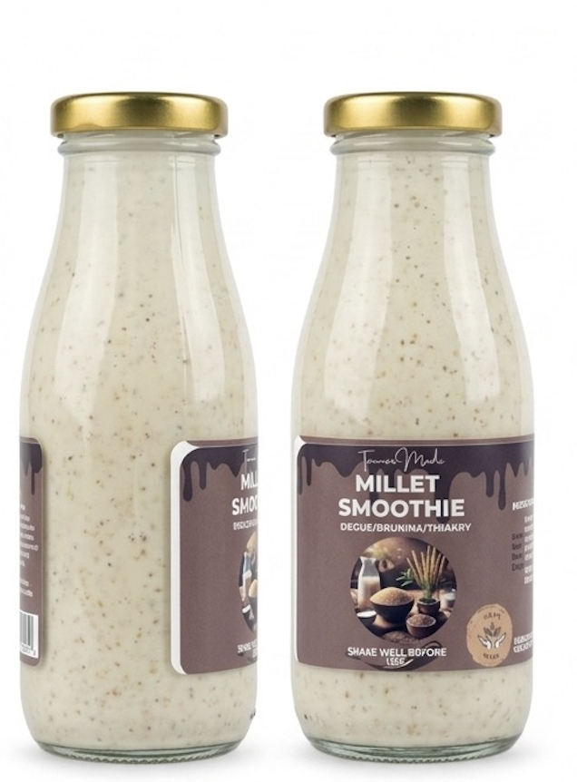 Millet Smoothie (Greek yoghurt)