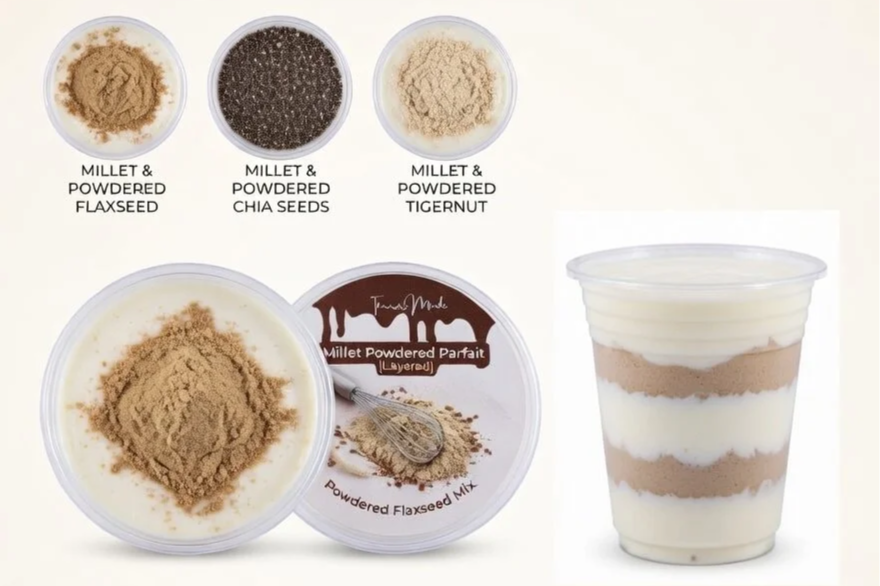 Millet Parfait (Greek Yoghurt)