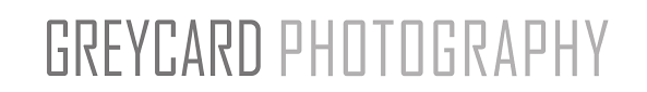 Text that says "GREYCARD PHOTOGRAPHY" in large, gray letters.