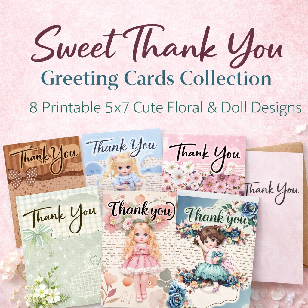 Sweet Thank You Cards Bundle