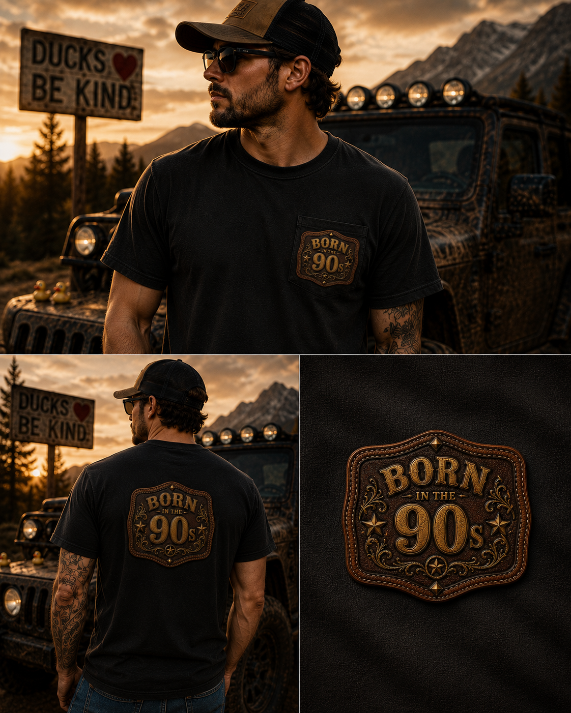 Born in the 70s 80s 90s PNG | Vintage Retro Western Typography Design