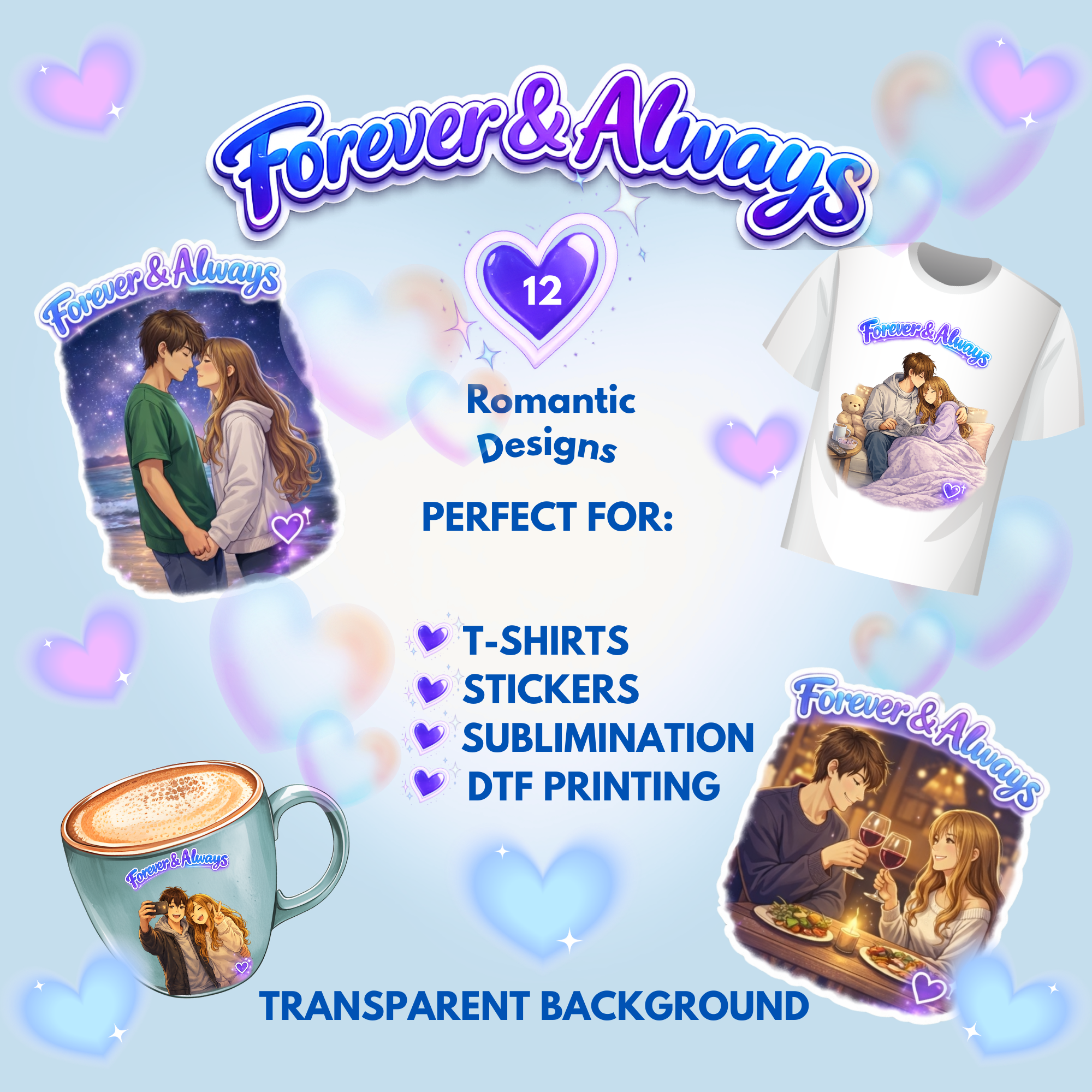 Romantic Moments  Sticker Bundle