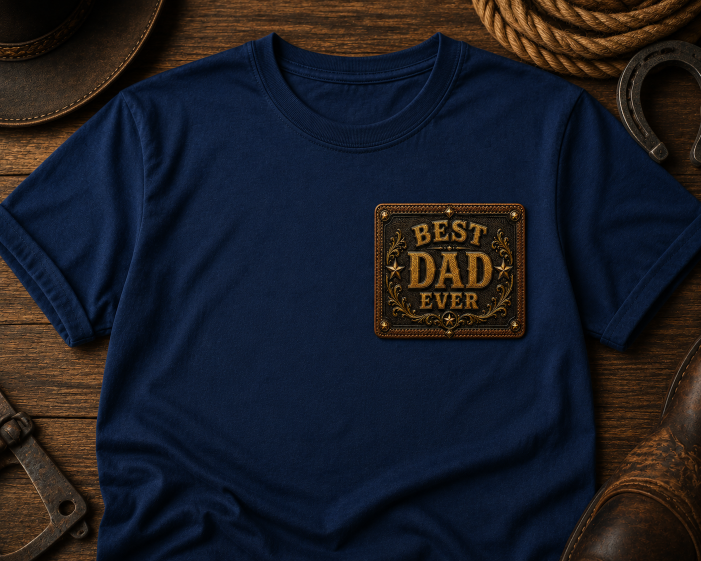 ltimate Dad Collection | 9 Premium Leather Style PNG Designs | Father's Day Western Bundle