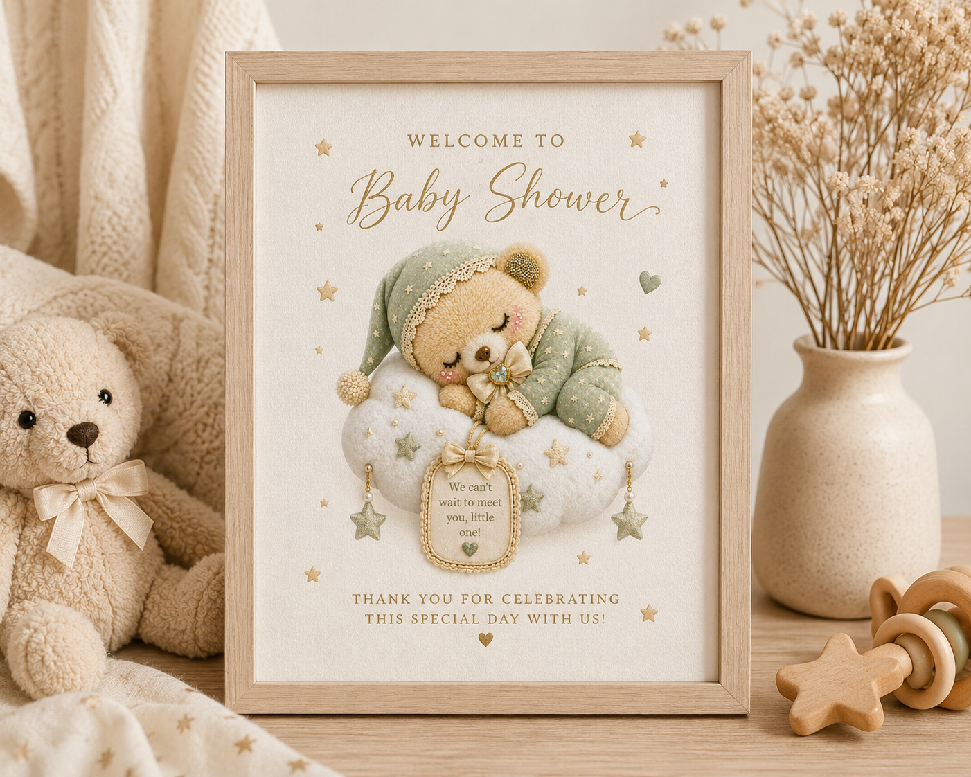 Bedtime Teddy Collection Vol. 1 – Cute Teddy Bear PNG Bundle