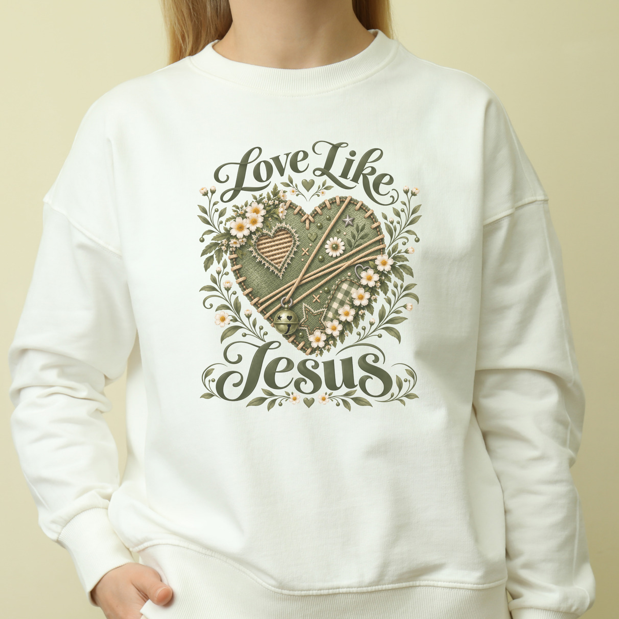 Faith & Love Christian PNG Bundle | 12 Embroidered-Style Faith Designs
