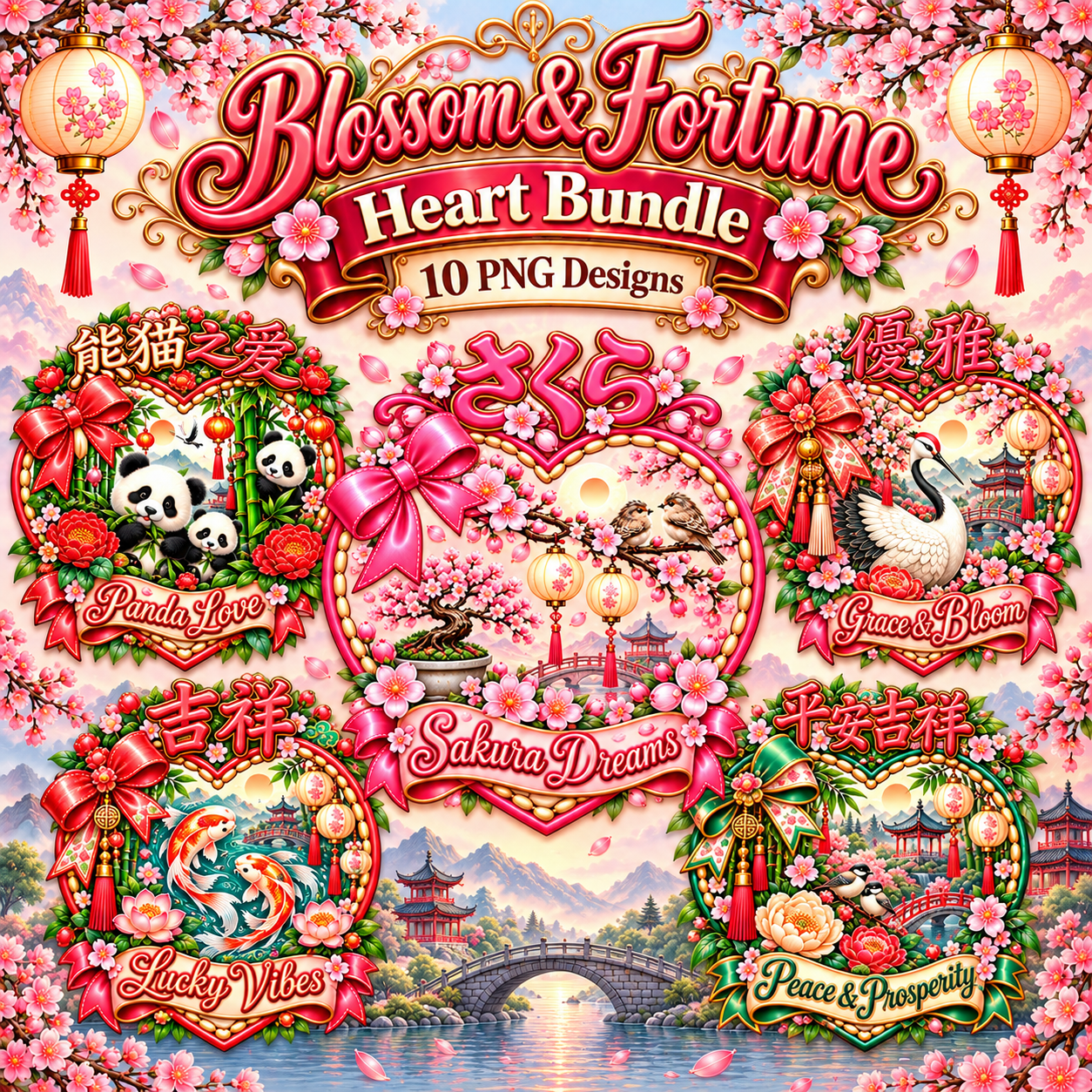 Blossom & Fortune Heart Bundle
