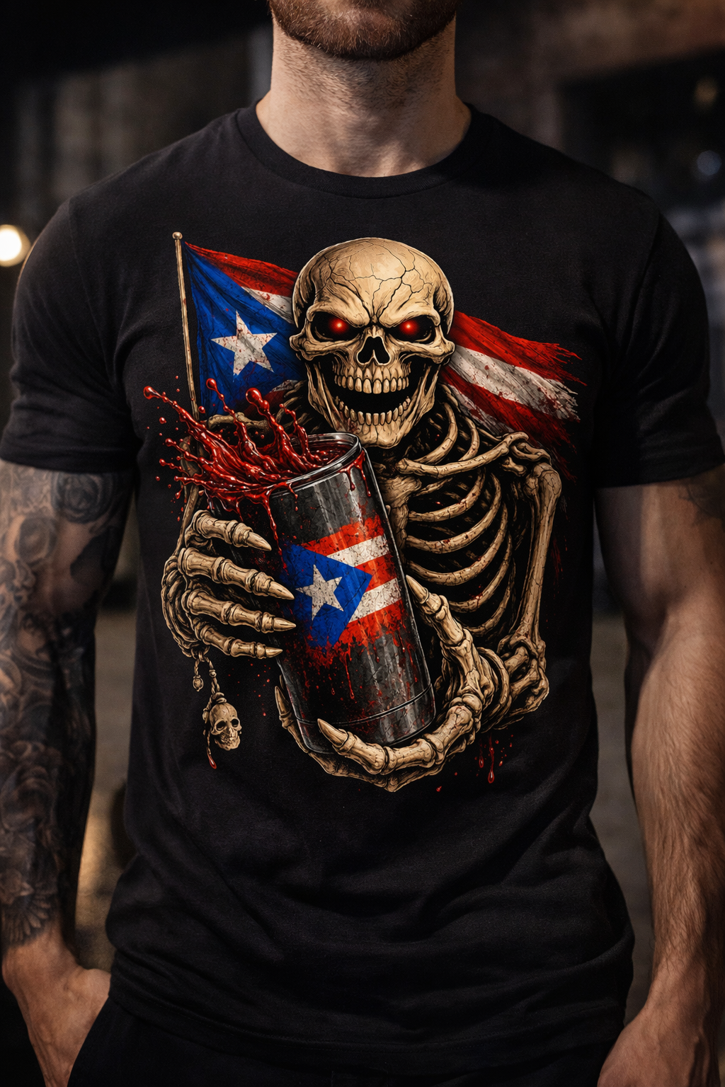 Sinister skeleton with Puerto Rican flag.png
