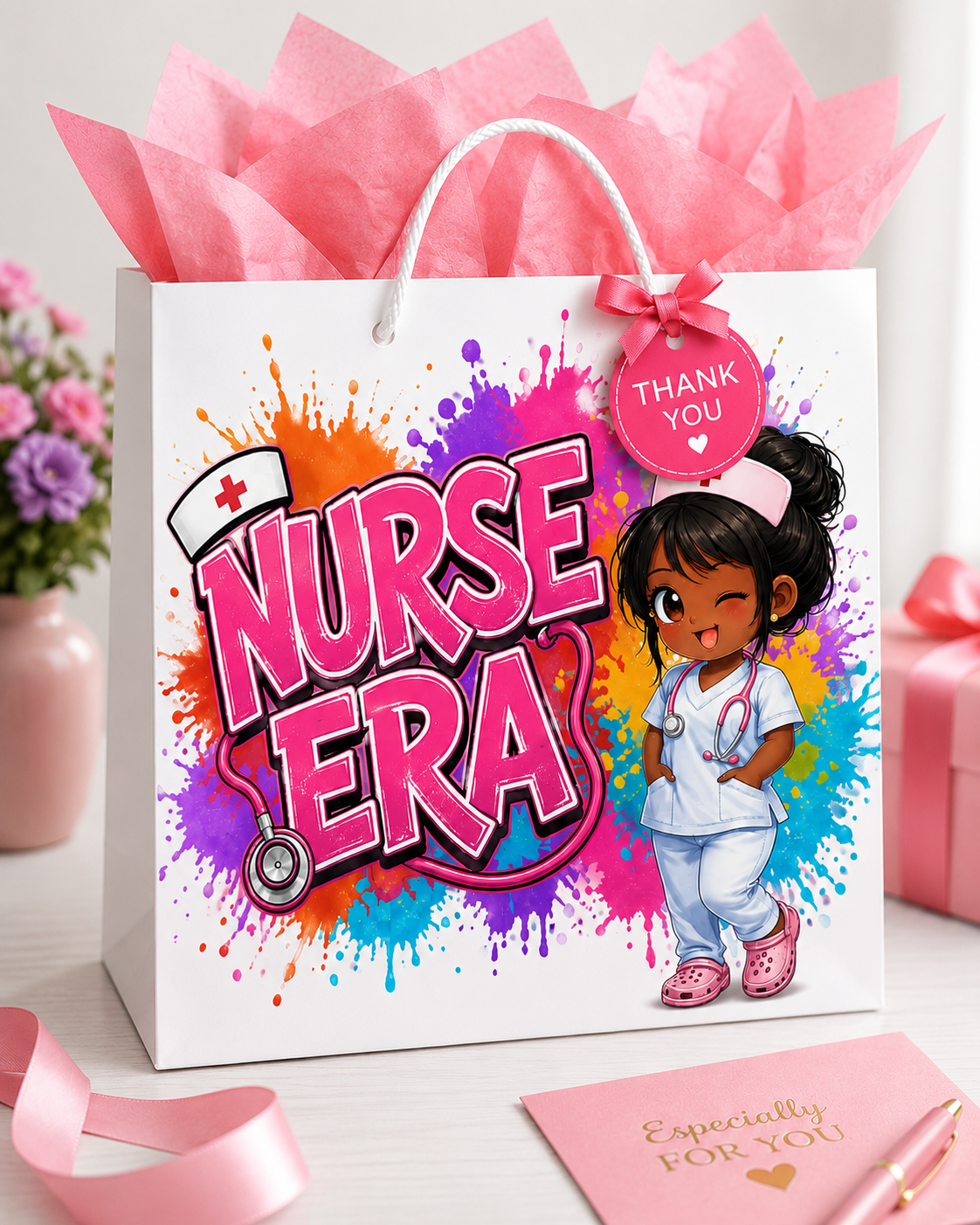 Nurse PNG Bundle | Cute Nurse Vibes Digital Download for DTF & Sublimation