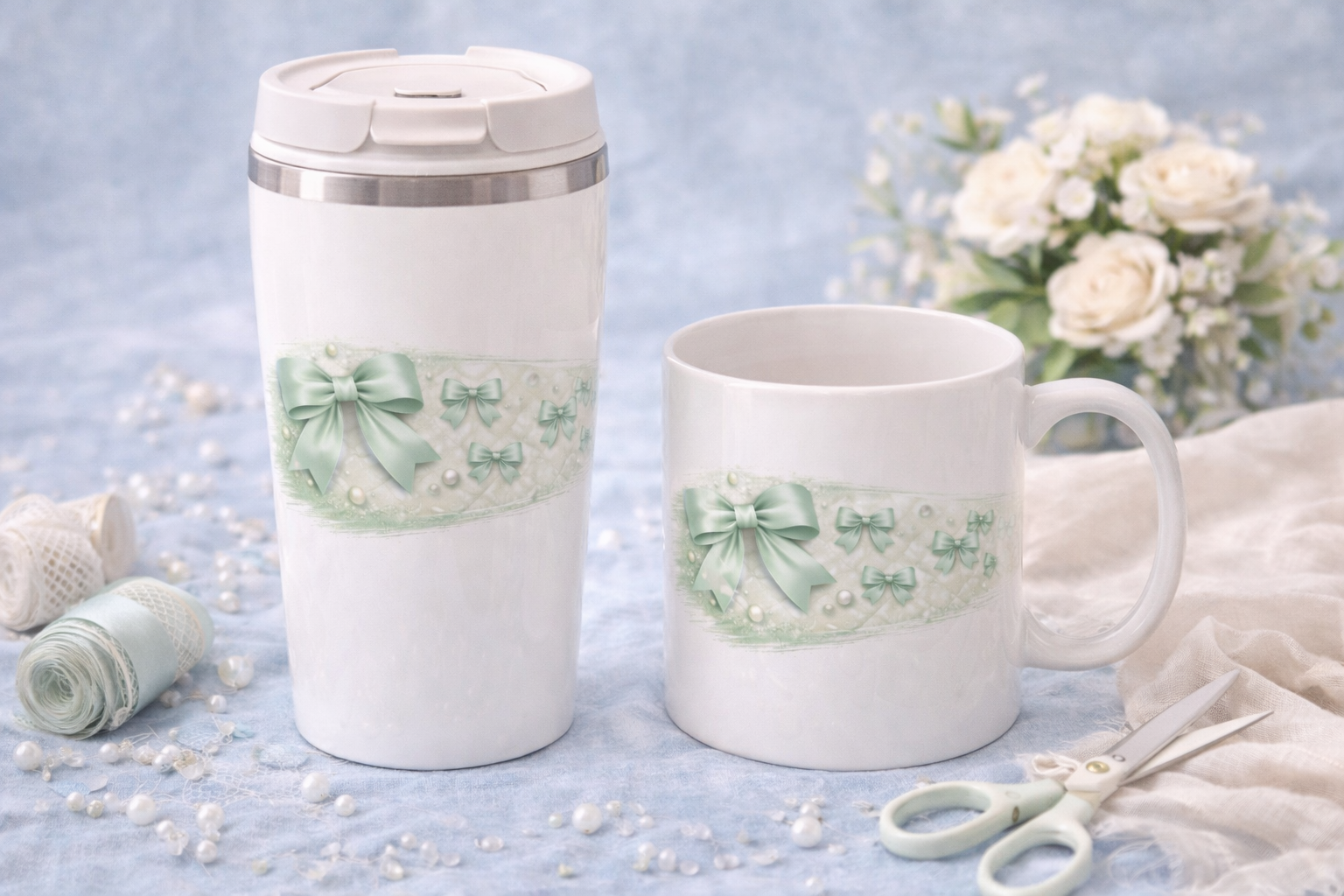 Elegant travel tumbler and coffee mug set.png
