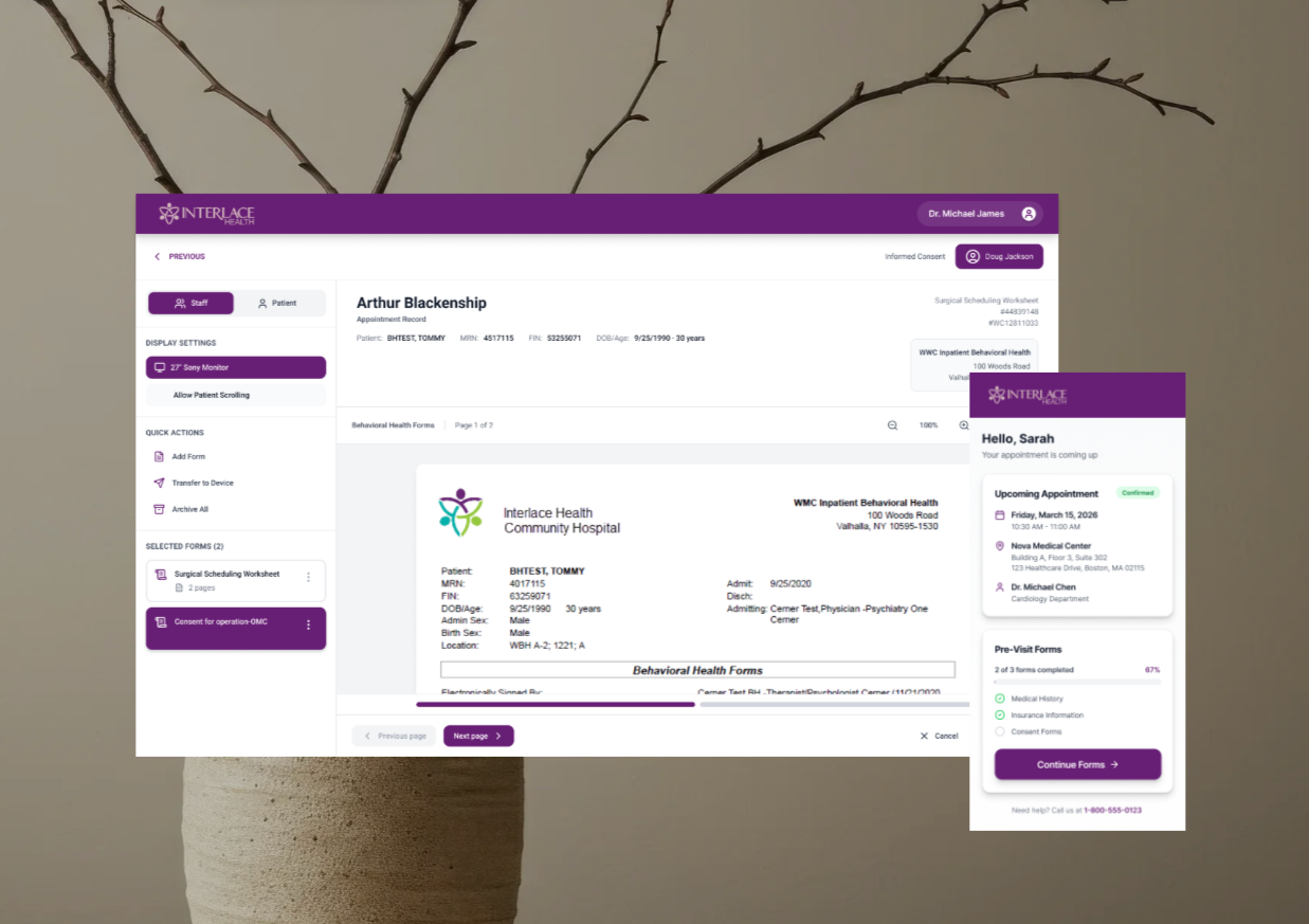 Interlace Health: Patient Intake