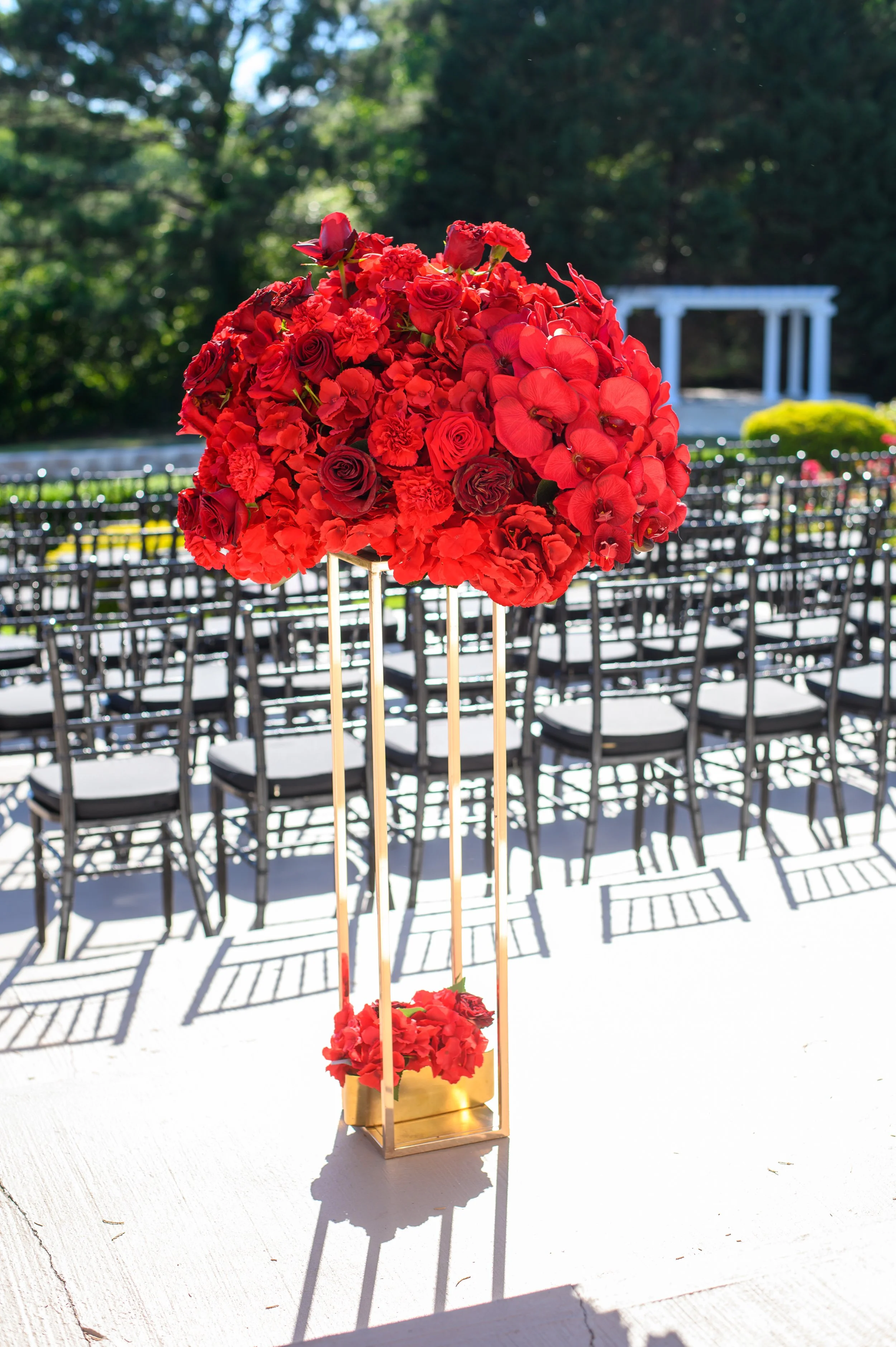 Unique Rose Events Red & Gold Floral Stand.jpg