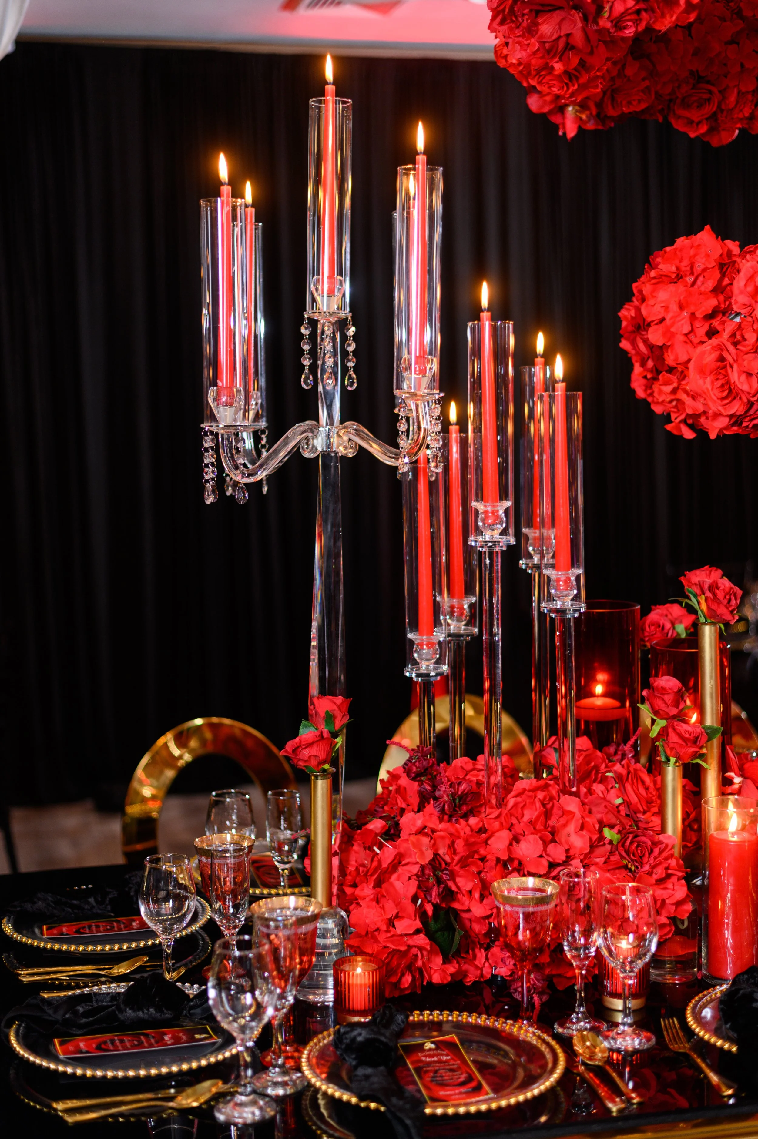Unique Rose Events and Designs Candelabra Red Gold Black.jpg