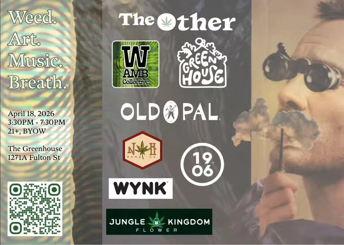 So stoked to have these incredible sponsors in the cannabis industry on board with WAMB Fest! @oldpal @nhhempco @1906newhighs @drinkwynk @junglekingdomflowerbk_  we'll see you Saturday!
