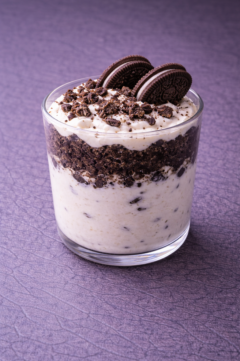 Verrine Protéinée Biscuits et Crème