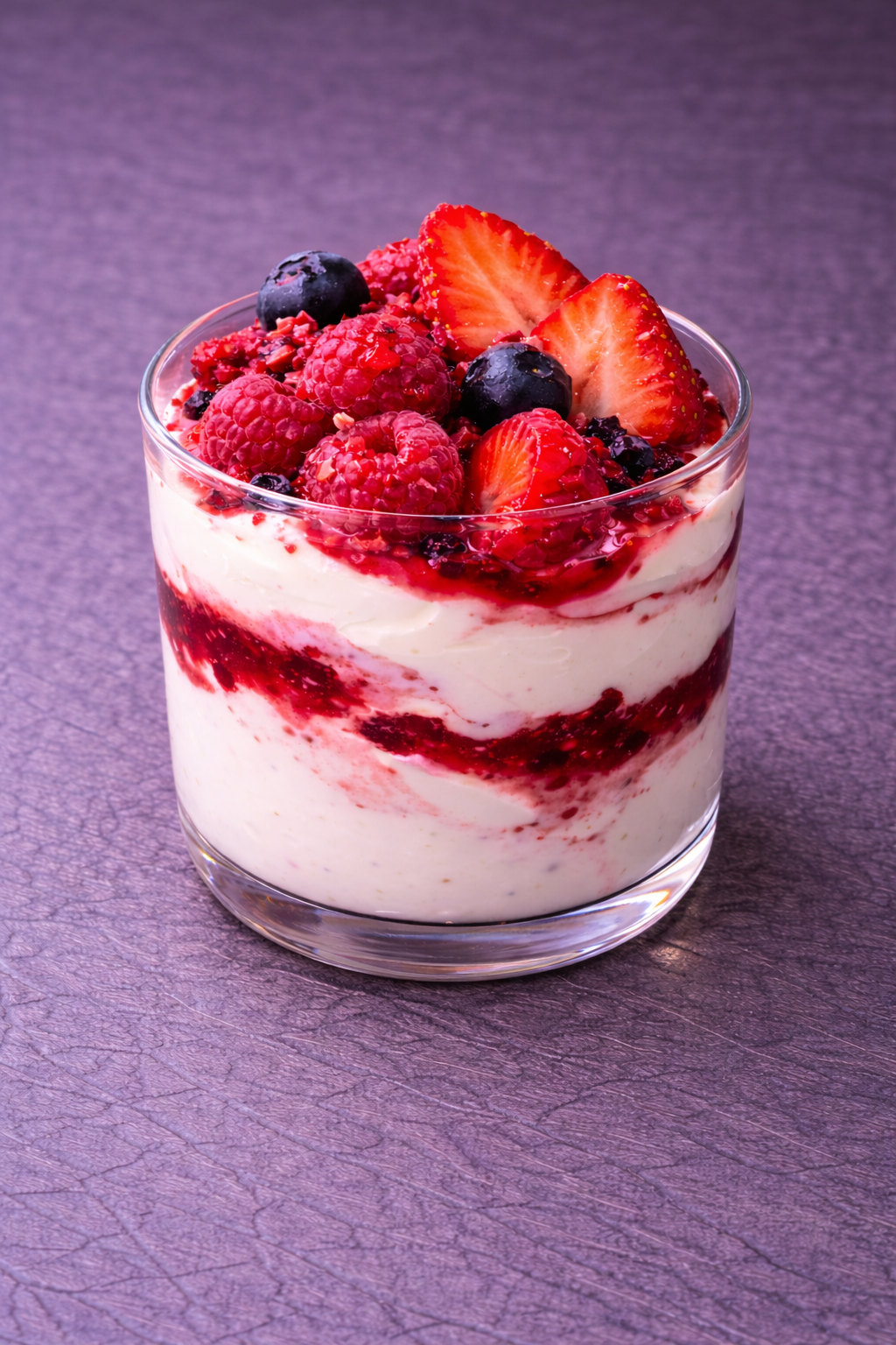 Verrine Protéinée Fruits Rouges