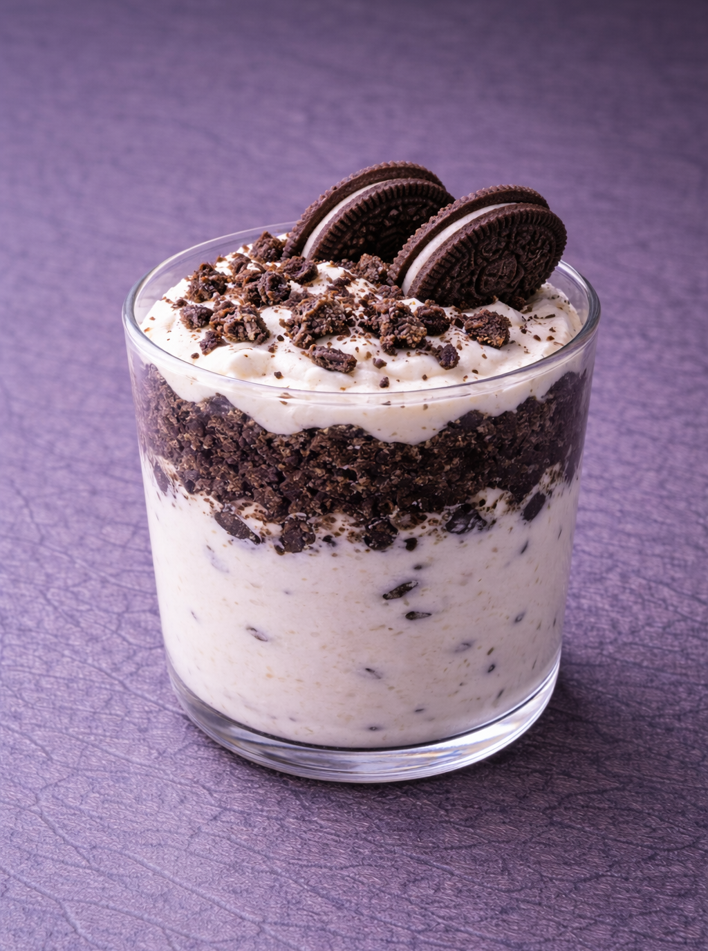 Verrine+Protéinée+Biscuits+Crème