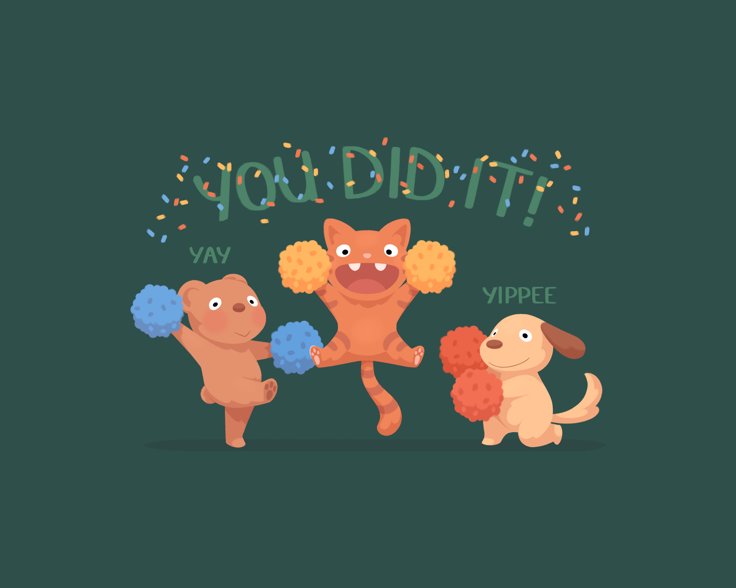 You did it!