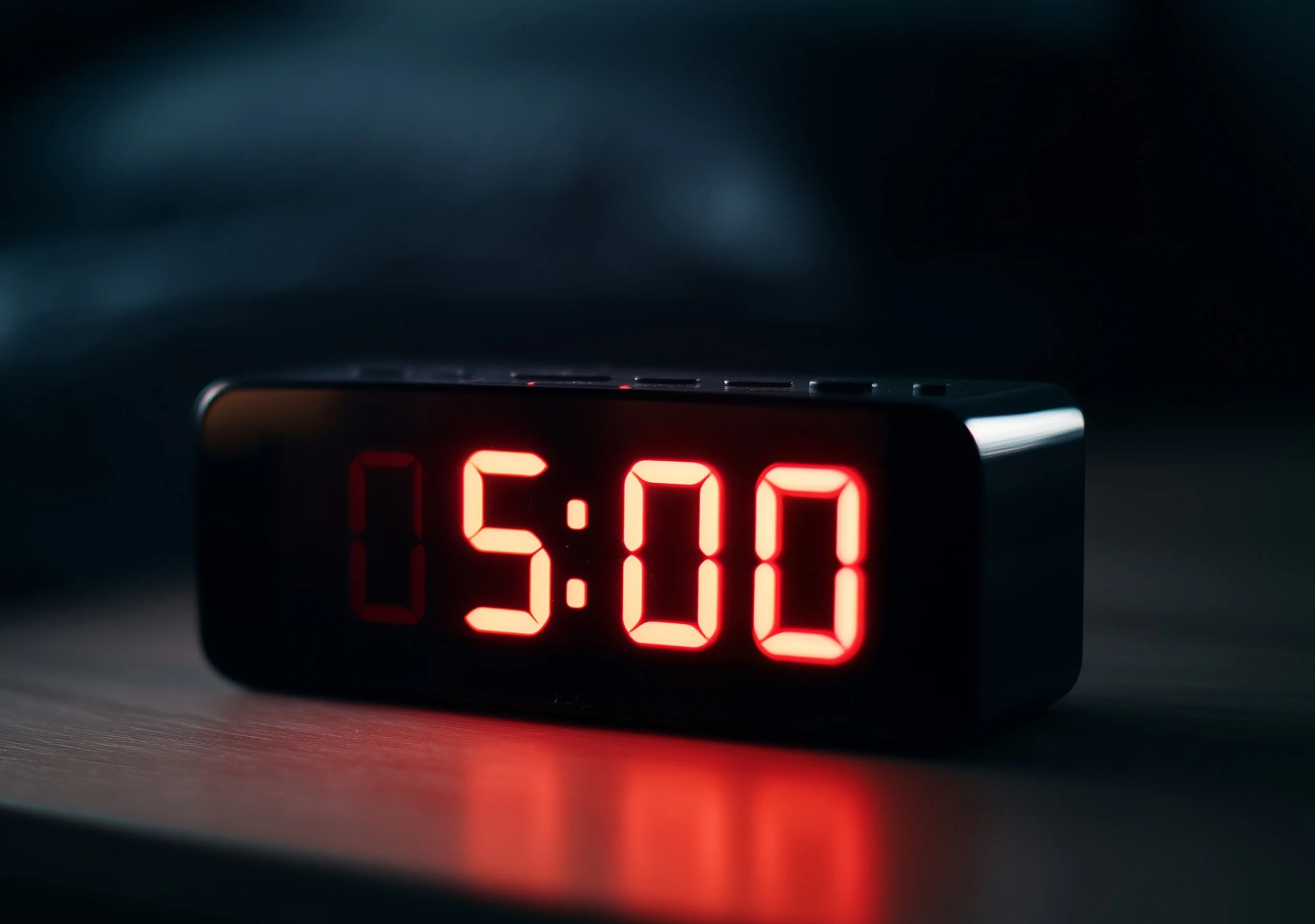 The 5 a.m. voice.