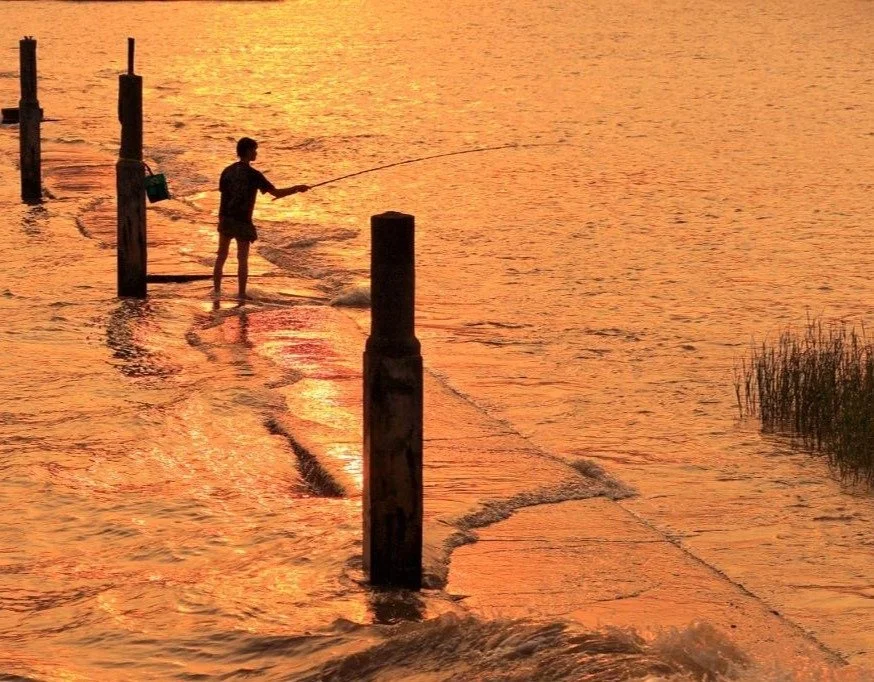 Trusting the waters.
