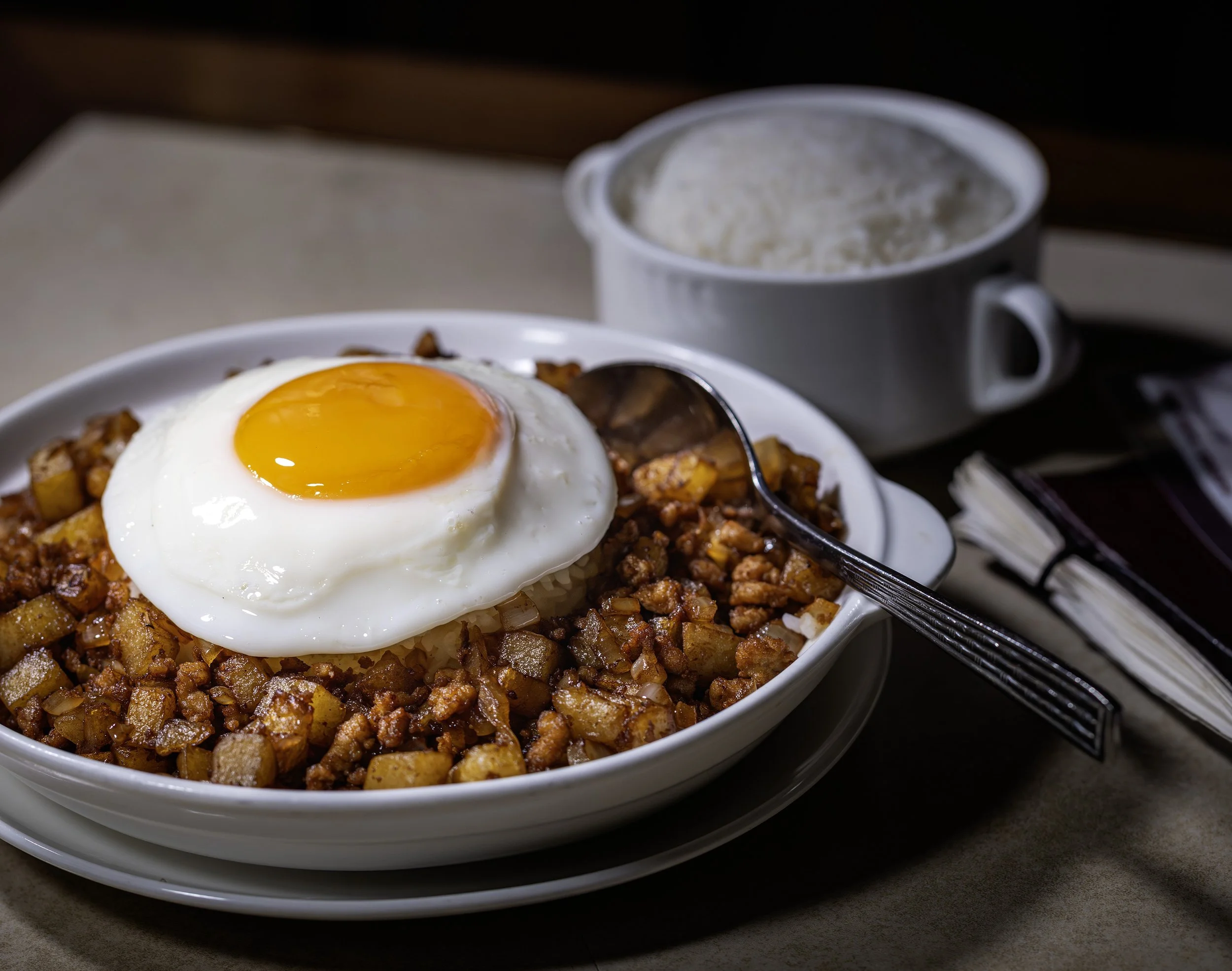 Minchi, Macau's national dish.