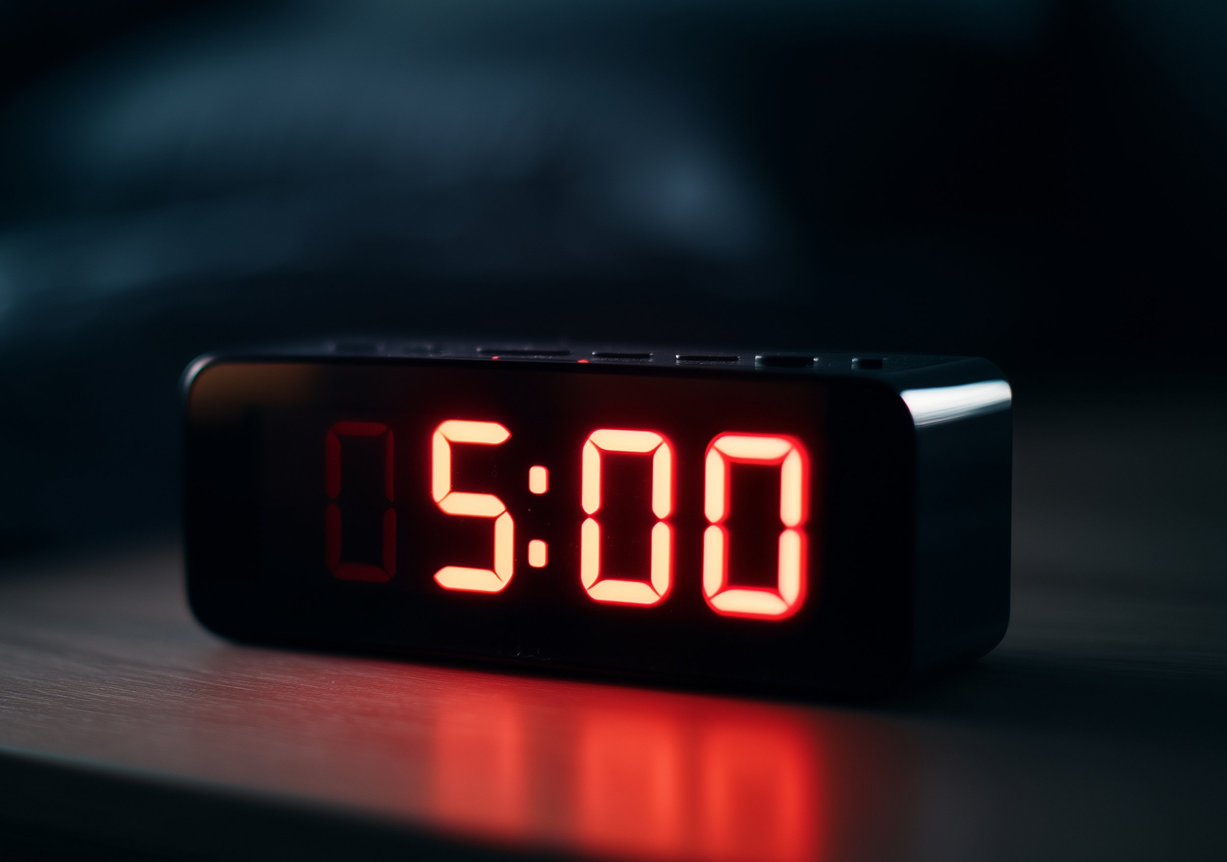 The 5 a.m. voice.