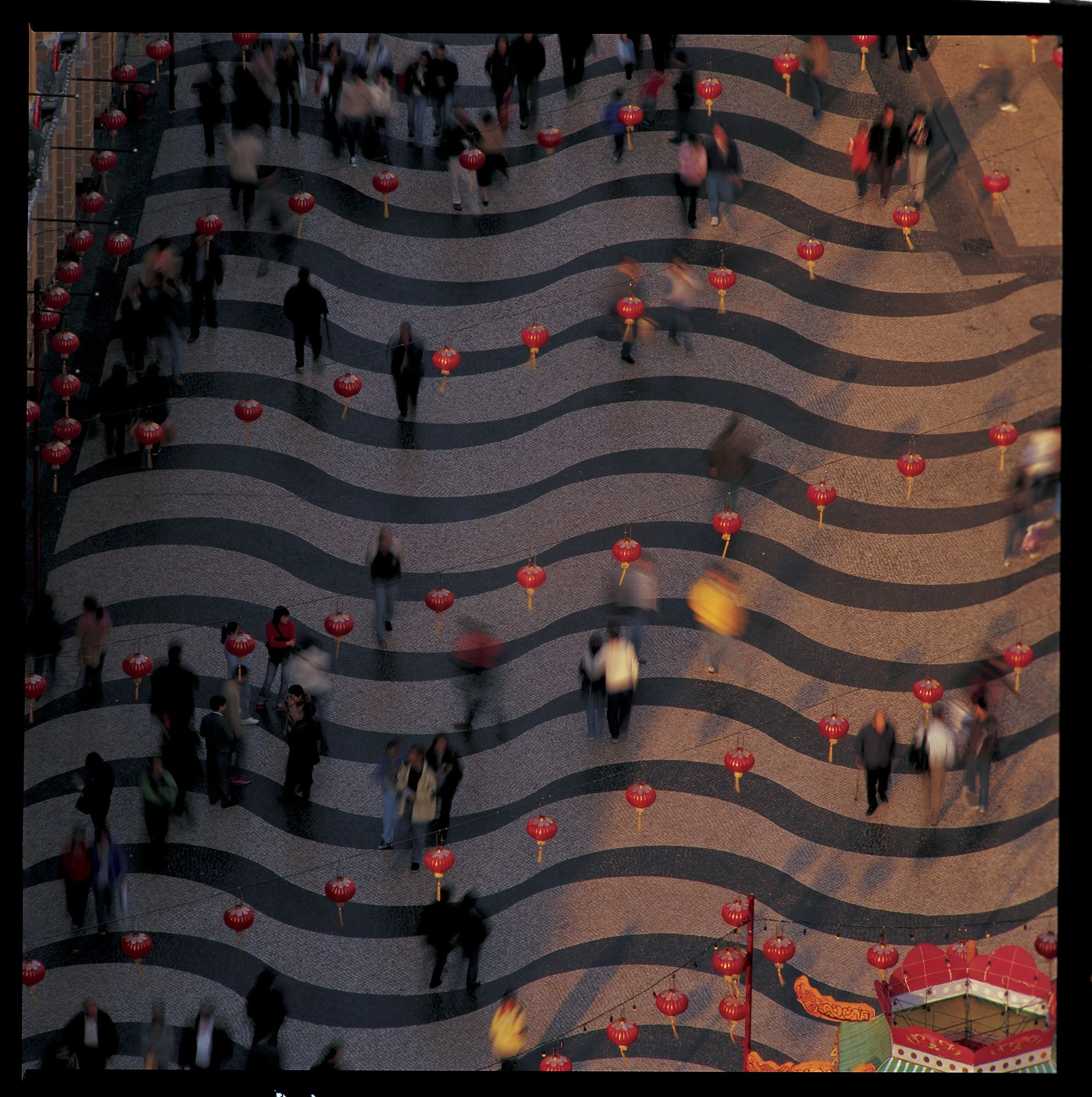 East and west walking a way, blended path.