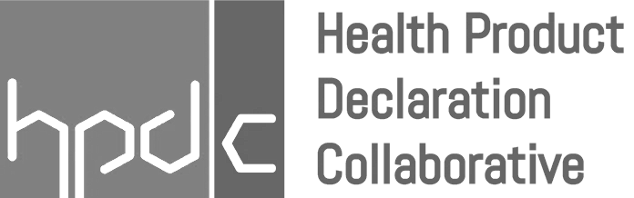Logo of the Health Product Declaration Collaborative with the acronym hpdC.