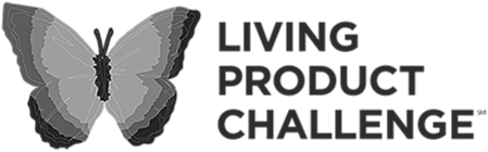 Logo with a butterfly and the text 'LIVING PRODUCE CRAFT'