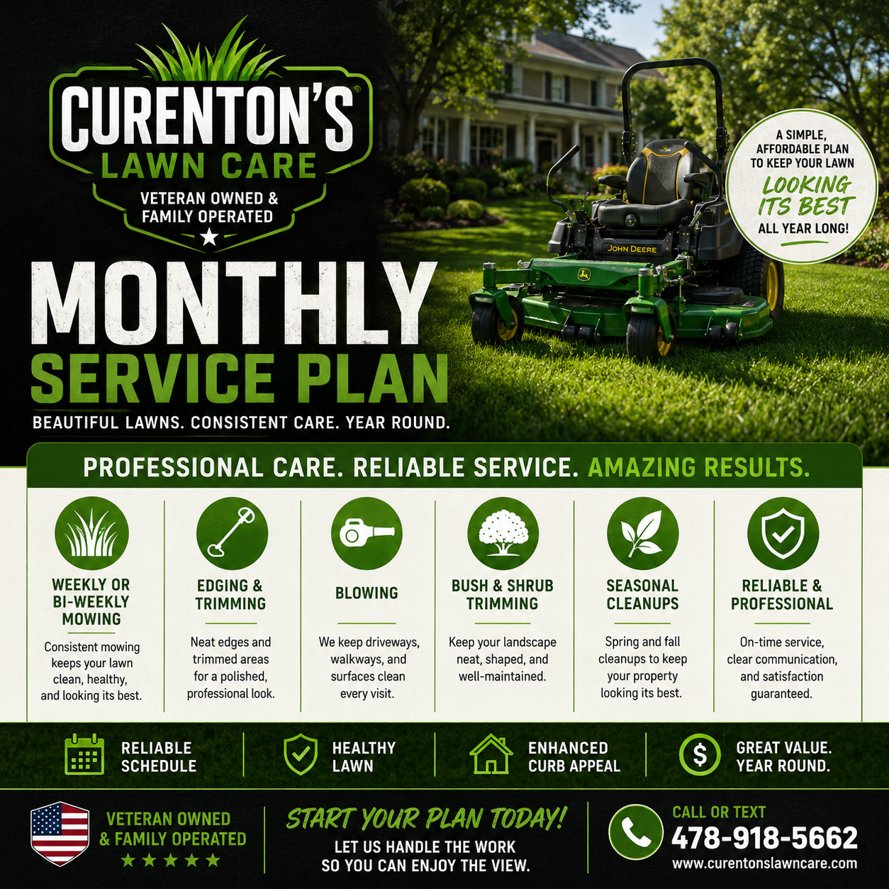12 Month Service plan.